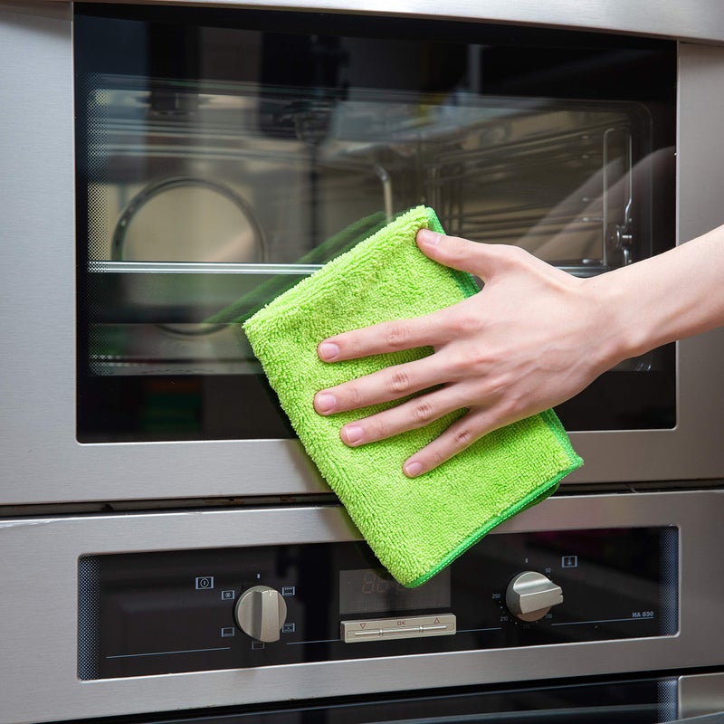 SCRUBIT Microfiber Cleaning Cloth Lint Free Towels for House, Kitchen, Cars, Windows -Ultra Absorbent and Super Soft Wash Cloths (24 Pack) - Image 5